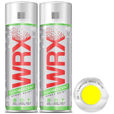 2X WRX Fluorescent Brazil Yellow Spray Paint 400ml Spray Paint